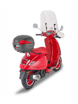 Kufer centralny GIVI Monolock B29 czarny z czerwonymi odblaskami [uniwersalna płyta montażowa w zestawie; pojemność: 29 l]