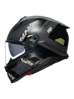 Kask integralny AGV K7 Kyber szaro-żółty