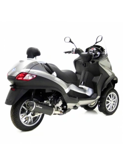 Pełny układ wydechowy LeoVince Nero czarny Piaggio (wybrane modele) [bez homologacji]
