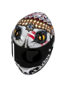 Kask integralny HJC RPHA 12 Kepina biało-czerwony