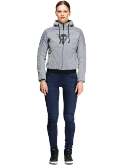 Bluza motocyklowa damska Dainese Daemon-X Safety szara