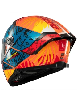 Kask integralny MT Thunder 4 SV Rainforest C4 pomarańczowo-niebieski połysk