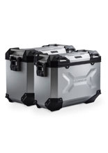 Zestaw: kufry boczne TRAX ADV + stelaże PRO 45/37 L Sw-Motech KTM 1290 Super Adventure R / S (21-)/ 1390 R/ S/ Evo (24-) (pojemność 37 i 45 L) srebrne