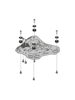 Stelaż centralny Street-Rack SW-MOTECH Yamaha MT-07 (20-)