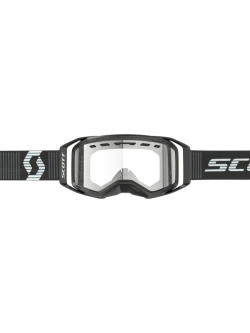 Gogle motocyklowe Scott Prospect 2.0 Enduro z przezroczystą szybą czarno-białe