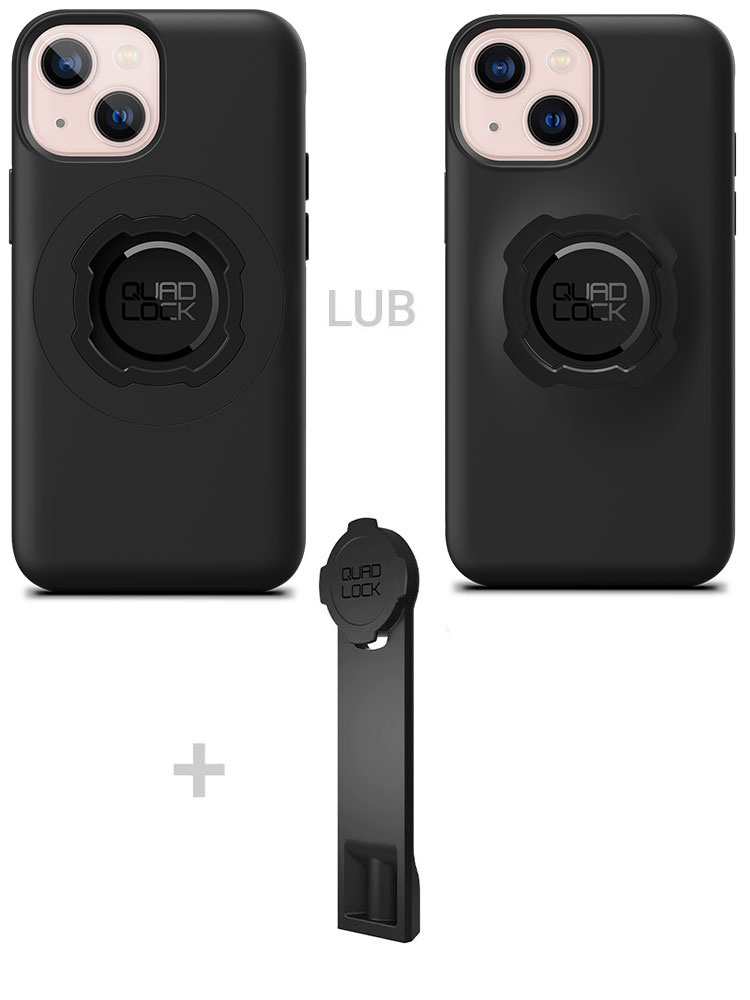 Zestaw: etui na telefon iPhone 13 mini + adapter do statywu Quad Lock
