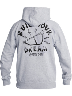 Bluza motocyklowa z kapturem John Doe BYD I szara