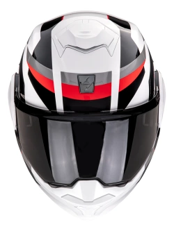 Kask szczękowy Scorpion Exo-Tech Evo Pro Acuti szaro-czarno-czerwony