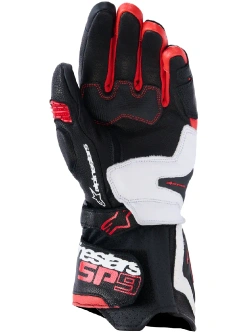 Rękawice motocyklowe Alpinestars SP-9 czarno-biało-czerwone