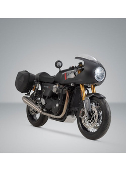 Zestaw: kufry boczne plastikowe Urban ABS + stelaże SLC Sw-Motech Triumph Thruxton RS (19-25) [pojemność: 2 x 16,5l]