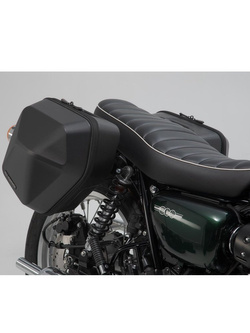 Zestaw: kufry boczne plastikowe + stelaże SLC URBAN ABS SW-MOTECH  Kawasaki W800 (18-) [pojemność: 2 x 16,5l]