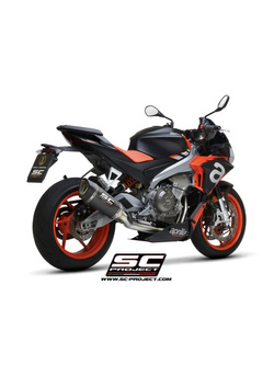 Pełny układ wydechowy SC-Project SC1-R Aprilia Tuono 660 (21-) włókno węglowe