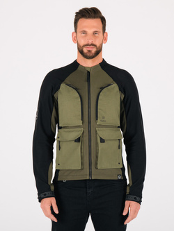 Koszula z ochraniaczami Knox Tor DUO czarno-zielona