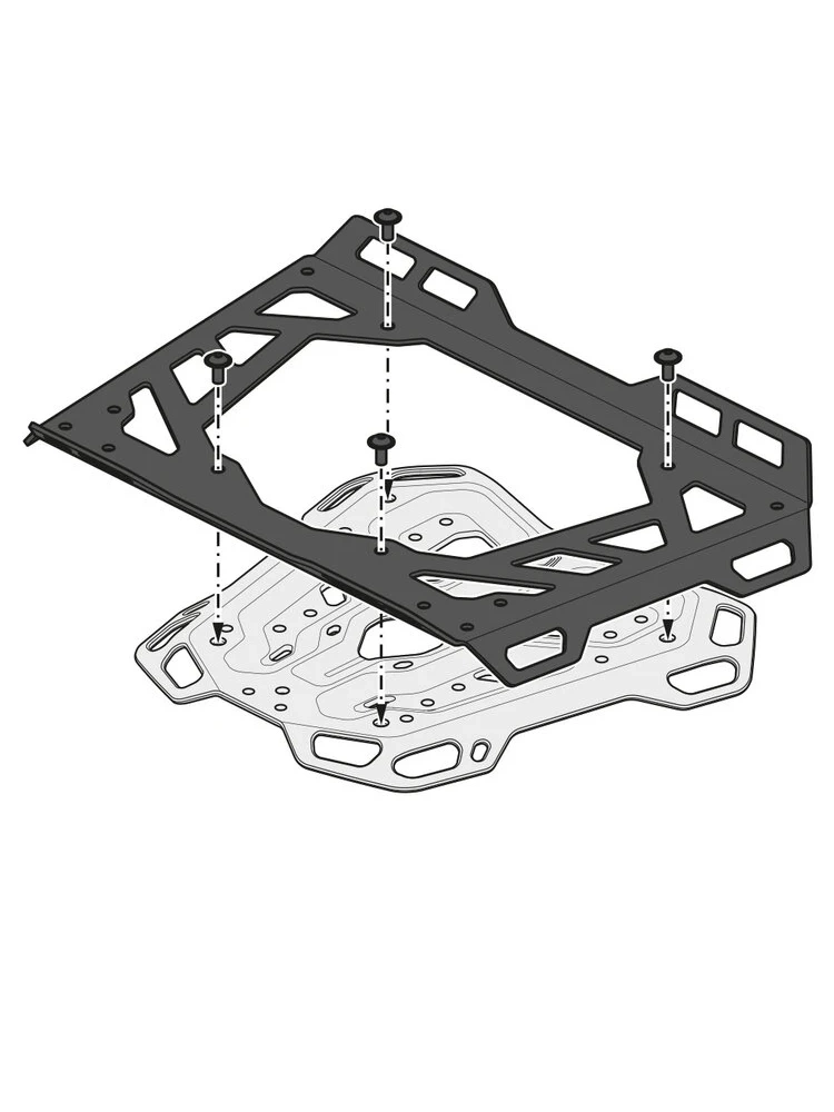 Stelaż centralny Adventure-Rack SW-Motech CF Moto 450MT (23-)/ 800 MT-X (24-)/ 1000 MT-X (25-)
