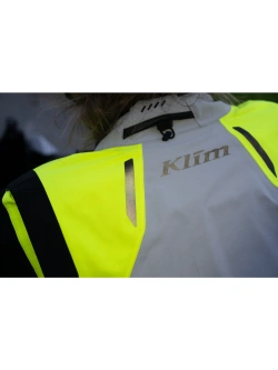 Kurtka motocyklowa tekstylna damska Klim Altitude szaro-fluo żółta