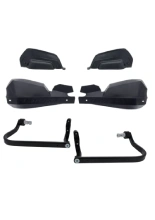 Osłony dłoni Barkbusters VPS z regulowanymi deflektorami, czarne + zestaw montażowy BMW, Honda, KTM, Suzuki