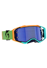 Gogle motocyklowe Scott Prospect Amplifier z niebieską lustrzaną szybą niebiesko-pomarańczowe