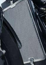 Osłona chłodnicy R&G aluminiowa do Triumpha Bonneville Bobber (17-) szara