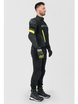 Kurtka motocyklowa tekstylna Shima Solid 2.0 Vent czarno-fluo