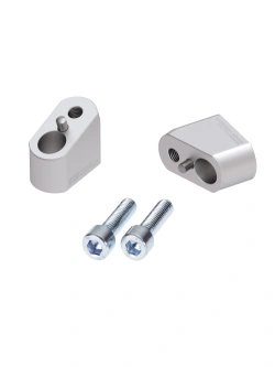 Podwyższenie kierownicy Hepco&Becker Triumph Tiger 800 (10-20) [30 mm w górę, 20 mm w tył] srebrne