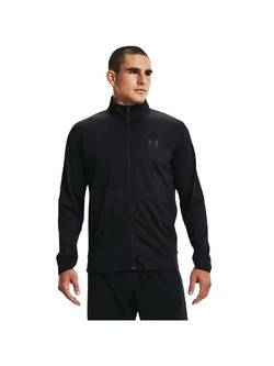 Bluza męska rozpinana UNDER ARMOUR Pique Track Jacket czarna