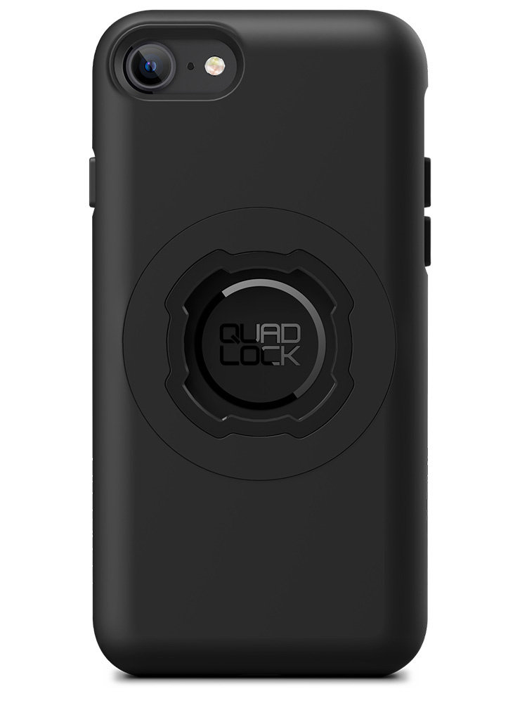 Zestaw: etui na telefon iPhone SE (3 i 2 gen) + uchwyt Quad Lock montowany za pomocą paska z szybkozłączką
