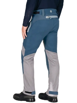 Spodnie motocyklowe tekstylne Knox Urbane Pro Move niebiesko-szare