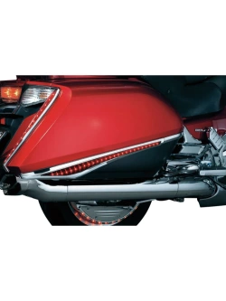 Zestaw listw ozdobnych z oświetleniem LED bagażnika Kuryakyn Honda GL 1800 Goldwing (12-17) srebrne