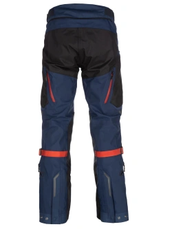 Spodnie motocyklowe tekstylne Klim Badlands Pro niebiesko-czerwone