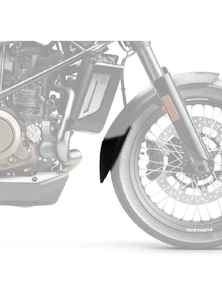 Przedłużenie błotnika motocyklowego przedniego PUIG Husqvarna Svartpilen 701 (19-20) czarne, matowe