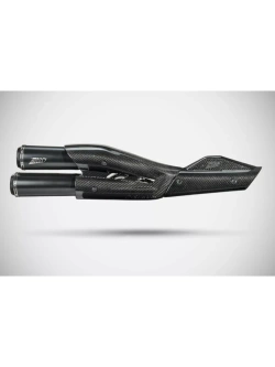 Pełny układ wydechowy Zard System 2:2 Slip-On Top Gun E5 Harley Davidson Sportster S 1250 (21-25) czarny matowy