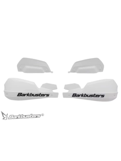 Osłoni dłoni Barkbusters VPS z regulowanymi deflektorami + zestaw montażowy BMW F750GS (18-23), F850GS (18-23), F850GSA (18-24), R1250GS (18-24), R1250GSA (19-24), białe 