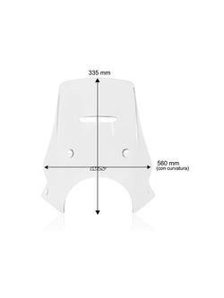 Szyba motocyklowa WRS Touring Husqvarna Norden 901 (22-24)/ Expedition (23-24) przezroczysta