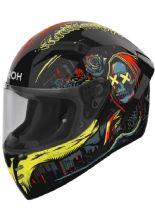 Kask integralny Airoh Connor Double Face czarno-żółto-czerwony połysk