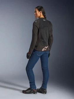 Kurtka motocyklowa damska tekstylna Alpinestars Stella SMX Air czarno-biało-czerwona