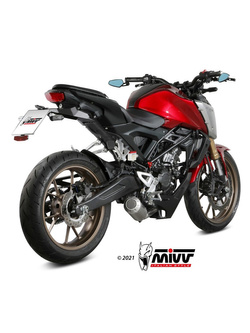 Pełny układ wydechowy (MK3) MIVV do Honda CB 125 R (21-24) srebrny