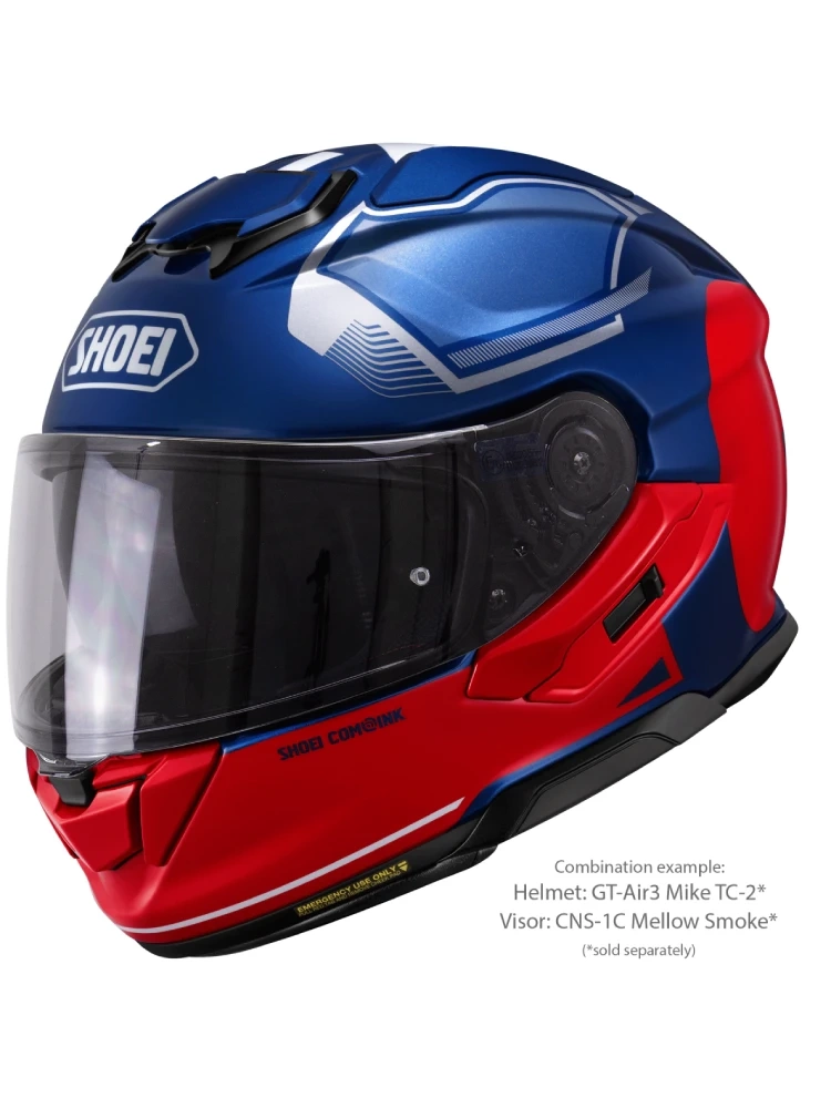 Kask integralny Shoei GT-Air 3 Mike TC-2 niebiesko-czerwony