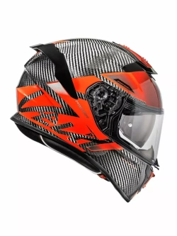 Kask integralny Premier Devil Carbon MN 2 czarno-czerwony