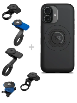 Zestaw rowerowy: etui MAG na telefon iPhone 17 (magnetyczne) + mocowanie Quad Lock