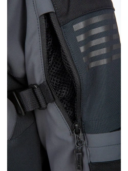 Kurtka motocyklowa tekstylna damska Klim Sedona szaro-czarna