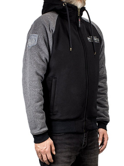 Bluza z kapturem John Doe czarno-szara