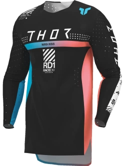 Bluza enduro dziecięca Thor Sportmode Synth czarna
