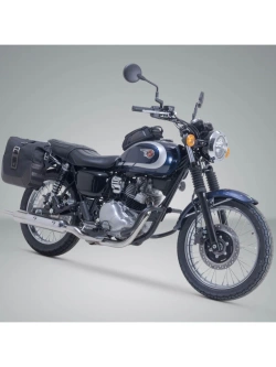 Zestaw sakw bocznych Legend Gear LC2 ze stelażami SW-Motech Kawasaki W 230 (24-) czarno-brązowe [poj.: 2 x 13,5 L]