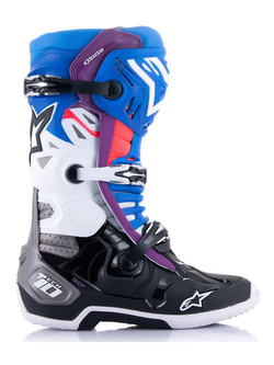 Buty enduro Alpinestars MX Tech 10 Supervented niebieskie