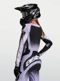Bluza cross damska Alpinestars MX Stella Techstar Swan czarno-fioletowa