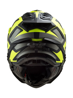 Kask integralny LS2 MX701 Explorer HPFC Alter matowy żółto-czarny