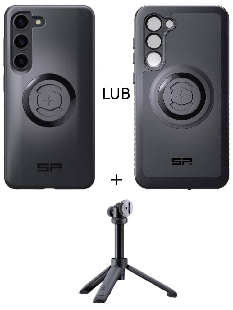 Zestaw: etui na telefon Samsung Galaxy S23 + statyw/selfie stick SPC+ SP Connect