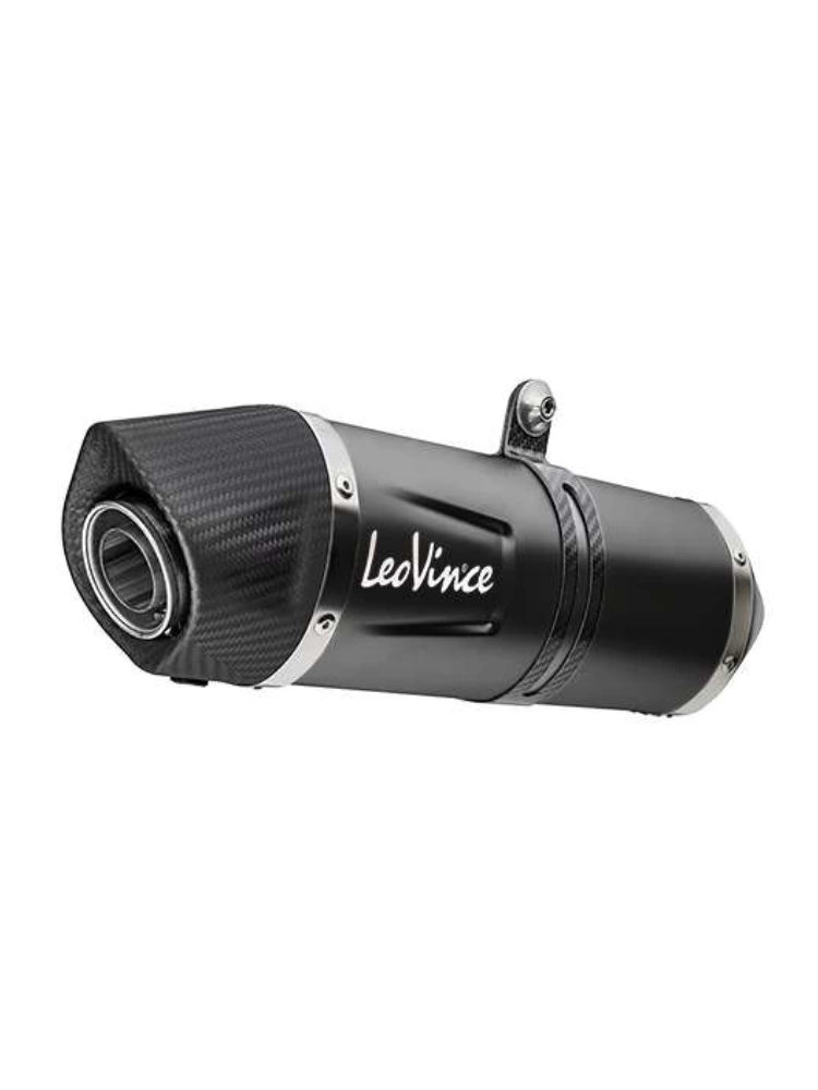 Tłumik motocyklowy LeoVince LV One Evo Benelli TRK 702 (23-24)/ TRK 702X (23-24) stal nierdzewna [bez homologacji] czarny