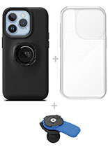 Zestaw: etui na telefon iPhone 14 Pro + wodoodporny pokrowiec + uchwyt kulowy Quad Lock