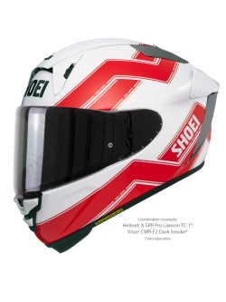 Kask integralny Shoei X-SPR PRO Lawson TC-1 czerwono-biały